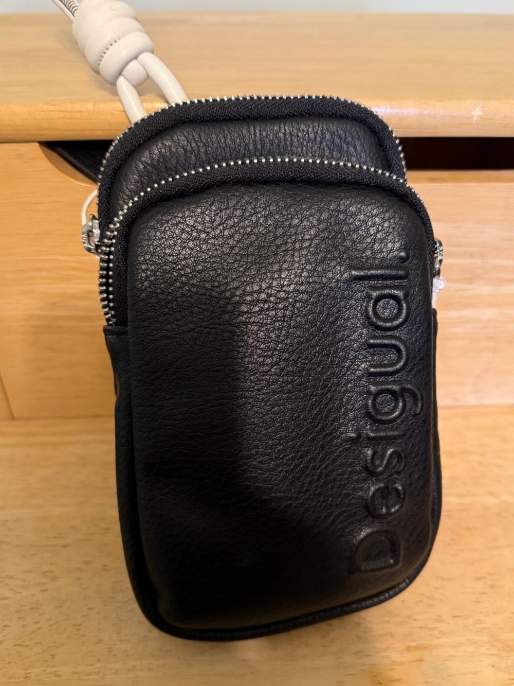 Desigual LEATHER-EFFECT WALLET POUCH NWT